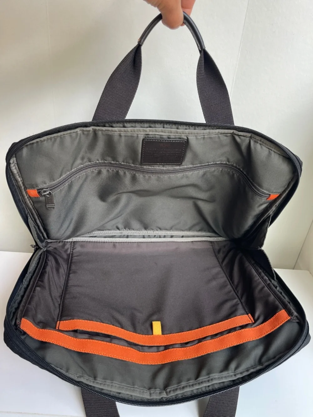 TUMI Laptop Bag With Luggage Sleeve